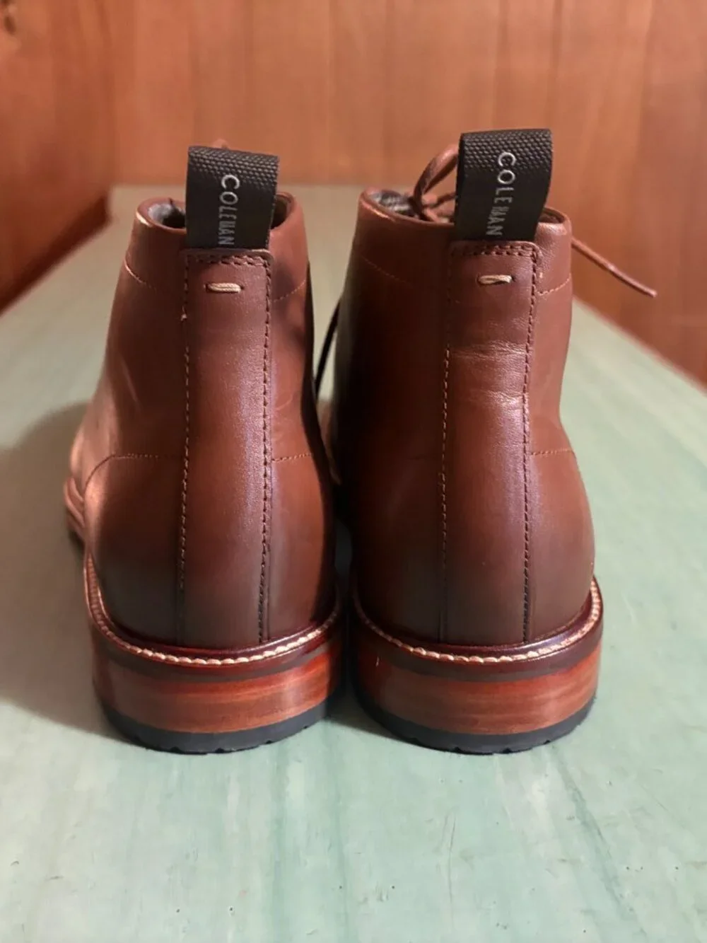NEW Mens Cole Haan Berkshire Lug Chukka Dark Sequoia Boots Size 11 M C38742